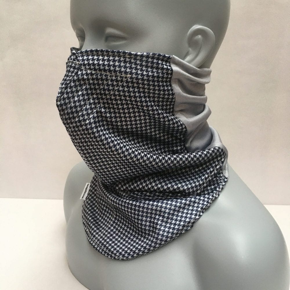 Facegaiter MK3 Pattern - Houndstooth Navy/Grey